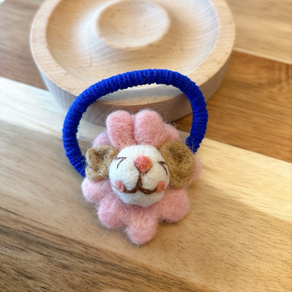 handmade wool Cute Hair Tie